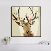 Painting by Numbers Moose Art